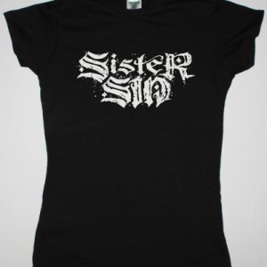 SISTER SIN NEW BLACK LADY T SHIRT