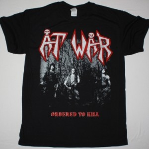 AT WAR ORDERED TO KILL NEW BLACK T-SHIRT