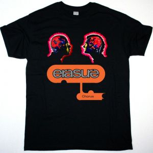 ERASURE CHORUS NEW BLACK T SHIRT