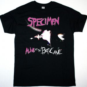 SPECIMEN ALIVE AT THE BAT CAVE NEW BLACK T-SHIRT
