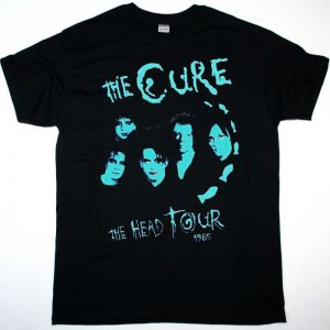 THE CURE HEAD TOUR  NEW BLACK T-SHIRT