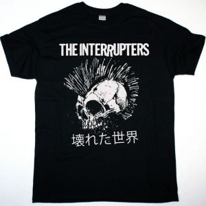 THE INTERRUPTERS BROKEN WORLD NEW BLACK T SHIRT