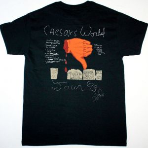 IGGY POP CAESARS WORLD TOUR 1993 NEW BLACK T-SHIRT