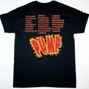AEROSMITH PUMP TOUR NEW BLACK TSHIRT