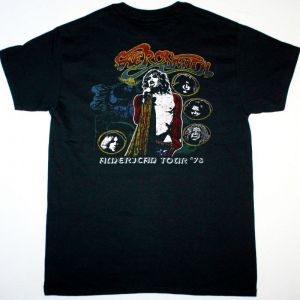 AEROSMITH IN CONCERT AMERICAN TOUR 1978 NEW BLACK TSHIRT