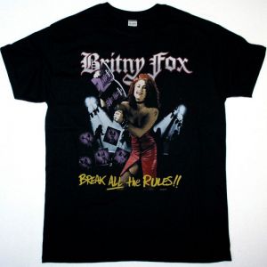 BRITNY FOX BREAK ALL THE RULES TOUR  NEW BLACK T-SHIRT