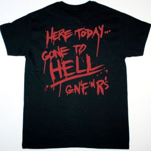 GUNS N ROSES HERE TODAY GONE TO HELL NEW BLACK T-SHIRT