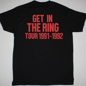 GUNS N ROSES GET IN THE RING NEW BLACK T-SHIRT