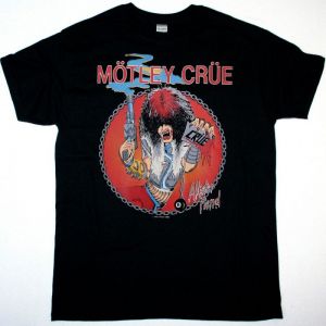 MOTLEY CRUE ALLISTER FIEND STAIN NEW BLACK T-SHIRT