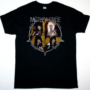 MOTLEY CRUE BAND VINTAGE SHIRT NEW BLACK T-SHIRT