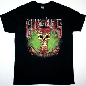 GUNS N ROSES BAD APPLE TOKYO JAPAN CONCERT NEW BLACK T-SHIRT