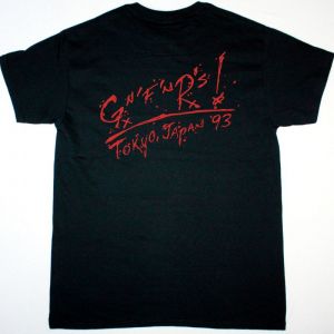 GUNS N ROSES BAD APPLE TOKYO JAPAN CONCERT NEW BLACK T-SHIRT