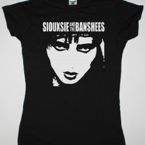 SIOUXSIE AND THE BANSHEES FACE TO FACE NEW LADY BLACK TSHIRT