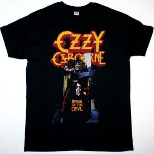 OZZY OSBOURNE SPEAK OF THE DEVIL  NEW BLACK T-SHIRT