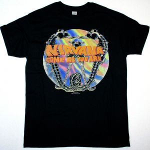 NIRVANA COME AS YOU ARE  NEW BLACK T-SHIRT