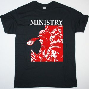 MINISTRY BURNING INSIDE NEW BLACK T-SHIRT