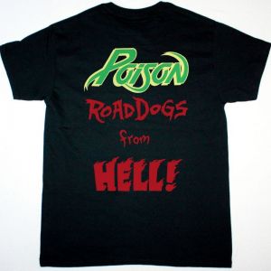 POISON FLESH & BLOOD TOUR NEW BLACK T-SHIRT