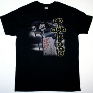 WISHBONE ASH RAW TO THE BONE NEW BLACK T SHIRT