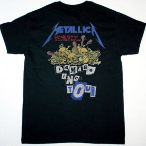 METALLICA DAMAGE INC TOUR NEW BLACK T-SHIRT