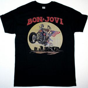 BON JOVI SWORN TO FUN MILTON KEYNES CONCERT NEW BLACK T SHIRT