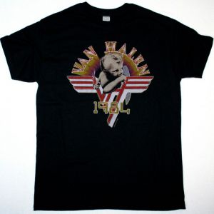 VAN HALEN SMOKING ANGEL NEW BLACK T SHIRT