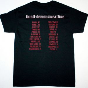 DANZIG THRALL-DEMONSWEATLIVE TOUR NEW BLACK T SHIRT