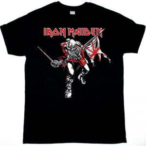 IRON MAIDEN TROOPER GRAPHIC TEE NEW BLACK T-SHIRT