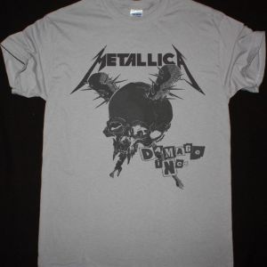 METALLICA METALLICA DAMAGE INC NEW LIGHT GREY T-SHIRT