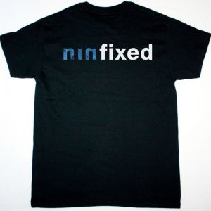 NINE INCH NAILS FIXED NEW BLACK T-SHIRT