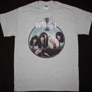 W.A.S.P. THE LAST COMMAND TOUR WASP NEW BLACK T-SHIRT