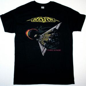 BOSTON US TOUR 87 NEW BLACK T SHIRT