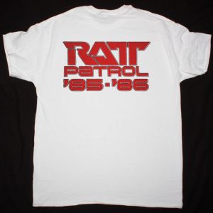 RATT PATROL 85-86 NEW WHITE T SHIRT
