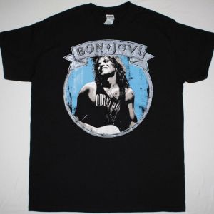 BON JOVI NEW JERSEY TOUR SHIRT NEW BLACK T SHIRT