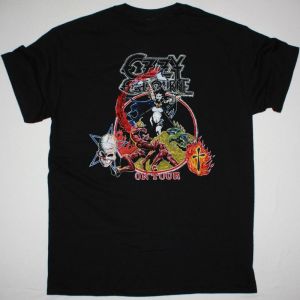 OZZY OSBOURNE ON TOUR '92 NEW BLACK T-SHIRT