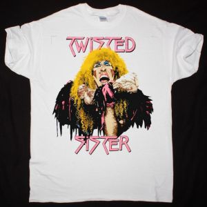 TWISTED SISTER STAY HUNGRY TOUR 1984 NEW WHITE T SHIRT