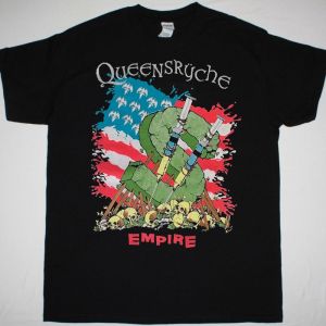 QUEENSRŸCHE EMPIRE BUILDING EMPIRES TOUR PUSHEAD NEW BLACK T-SHIRT