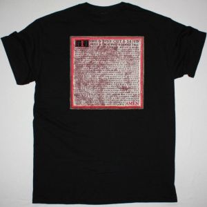 RUSH COUNTERPARTS NEW BLACK T-SHIRT