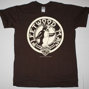 FLEETWOOD MAC THE TUSK TOUR 1979-1980 NEW BROWN T-SHIRT