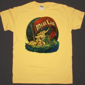 MEAT LOAF NEVERLAND EXPRESS TOUR NEW YELLOW T SHIRT