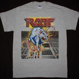RATT RATT N ROLL TOUR NEW SPORT GREY T SHIRT
