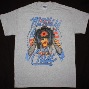 MOTLEY CRUE GIRLS GIRLS GIRLS TOUR NEW SPORT GREY T-SHIRT