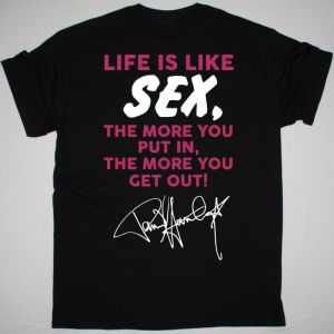 KISS PAUL STANLEY LIFE IS LIKE SEX NEW BLACK T-SHIRT