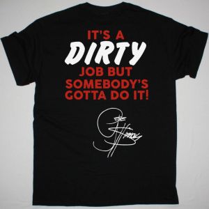 KISS GENE SIMMONS IT’S A DIRTY JOB NEW BLACK T-SHIRT