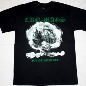 CRO-MAGS THE AGE OF QUARREL'86  NEW BLACK T-SHIRT