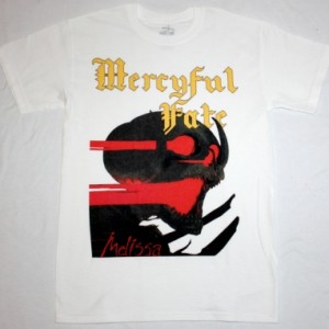 MERCYFUL FATE MELISSA'83  NEW WHITE T-SHIRT