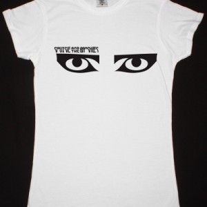 SIOUXSIE AND THE BANSHEES EYES NEW WHITE LADY T-SHIRT