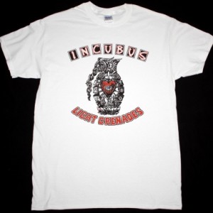 INCUBUS LIGHT GRENADES NEW WHITE T-SHIRT