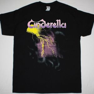 CINDERELLA NIGHT SONGS NEW BLACK T SHIRT