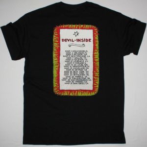 INXS DEVIL INSIDE TOUR NEW BLACK T-SHIRT