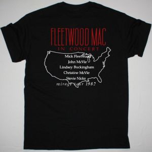 FLEETWOOD MAC MIRAGE NEW BLACK T-SHIRT